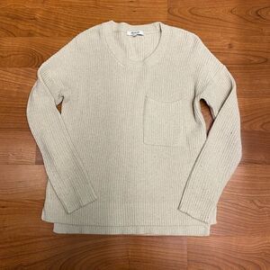 Madewell Thompson pocket pull over sweater/ knit/ oversized/  Xx small